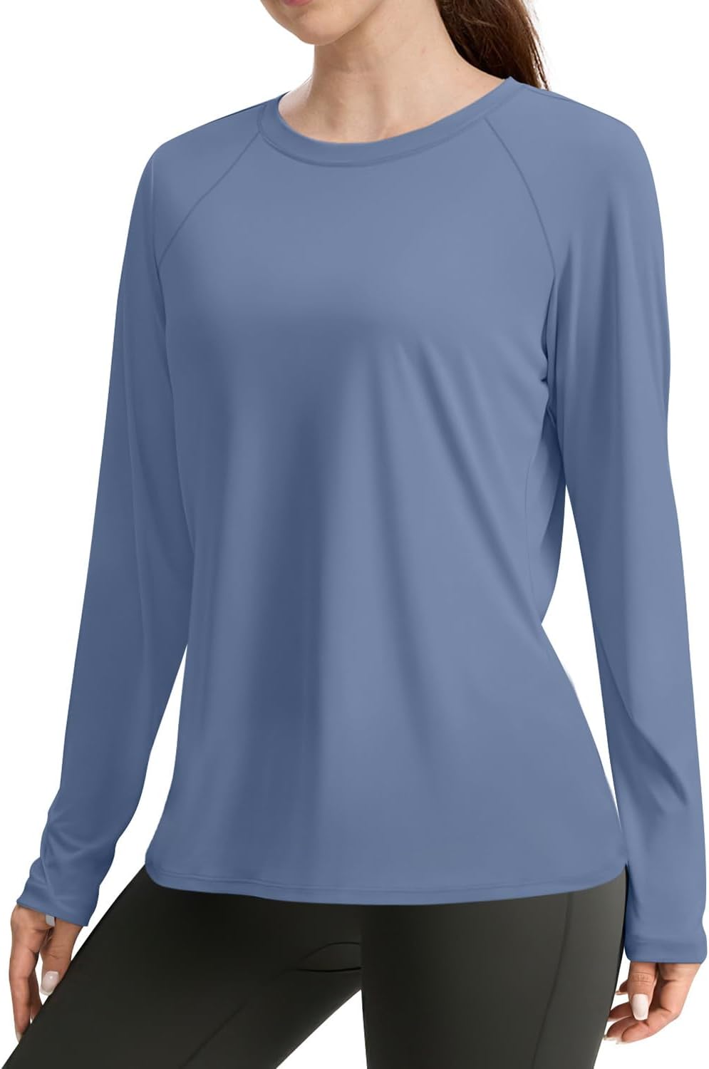 Workout Tops for Women Long Sleeve Sun Shirt UPF 50+ UV Protection Running Hiking Clothes Quick Dry Athletic Tops