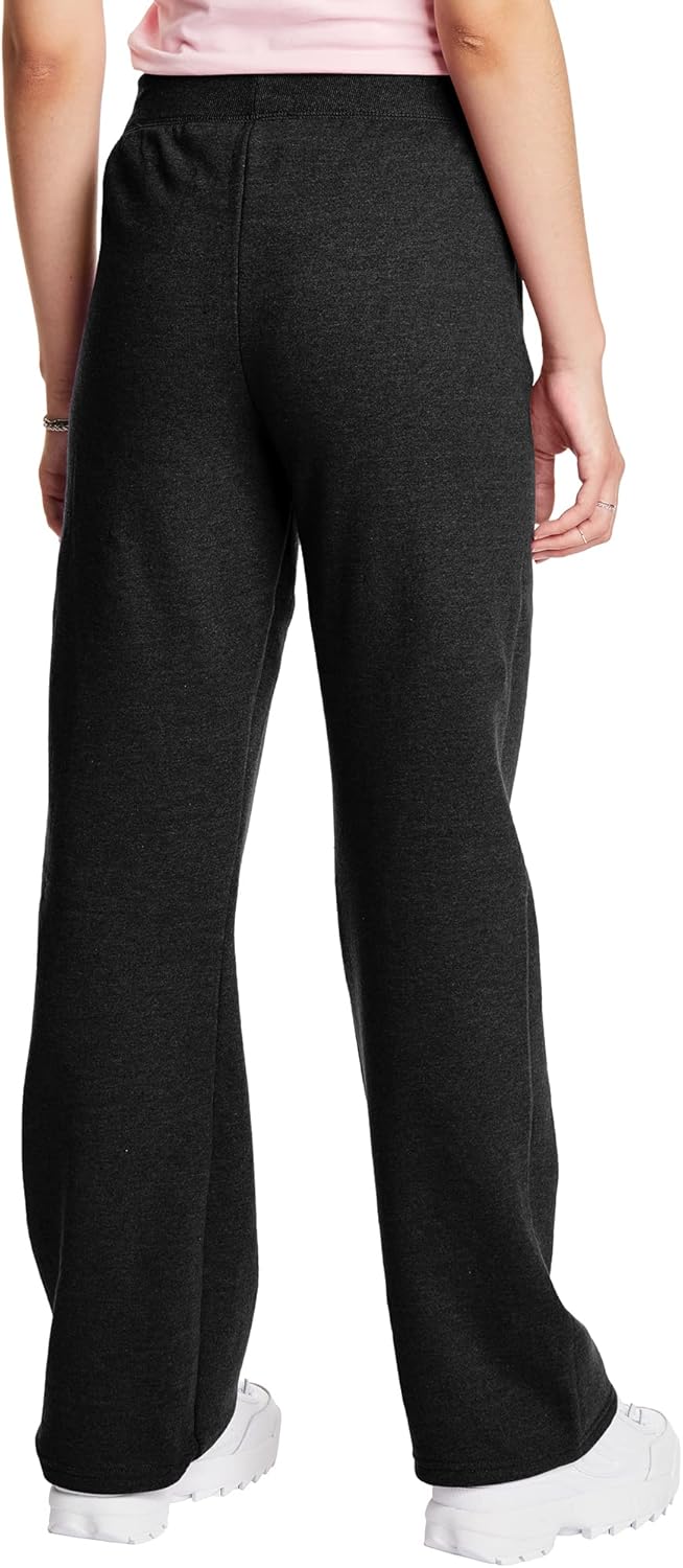 Women's  Fleece Petite Sweatpants, Open Bottom Sweatpants, Regular & Petite Sizes